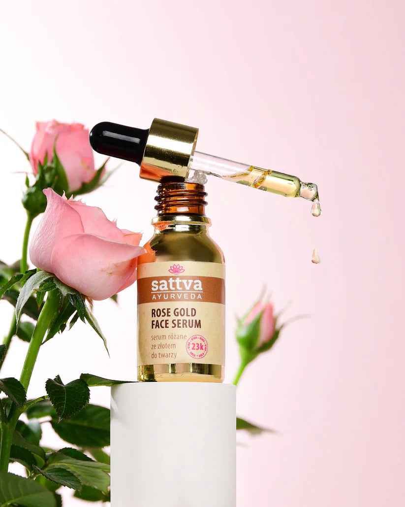 SATTVA FACE SERUM WITH ROSE GOLD OIL 15 ml