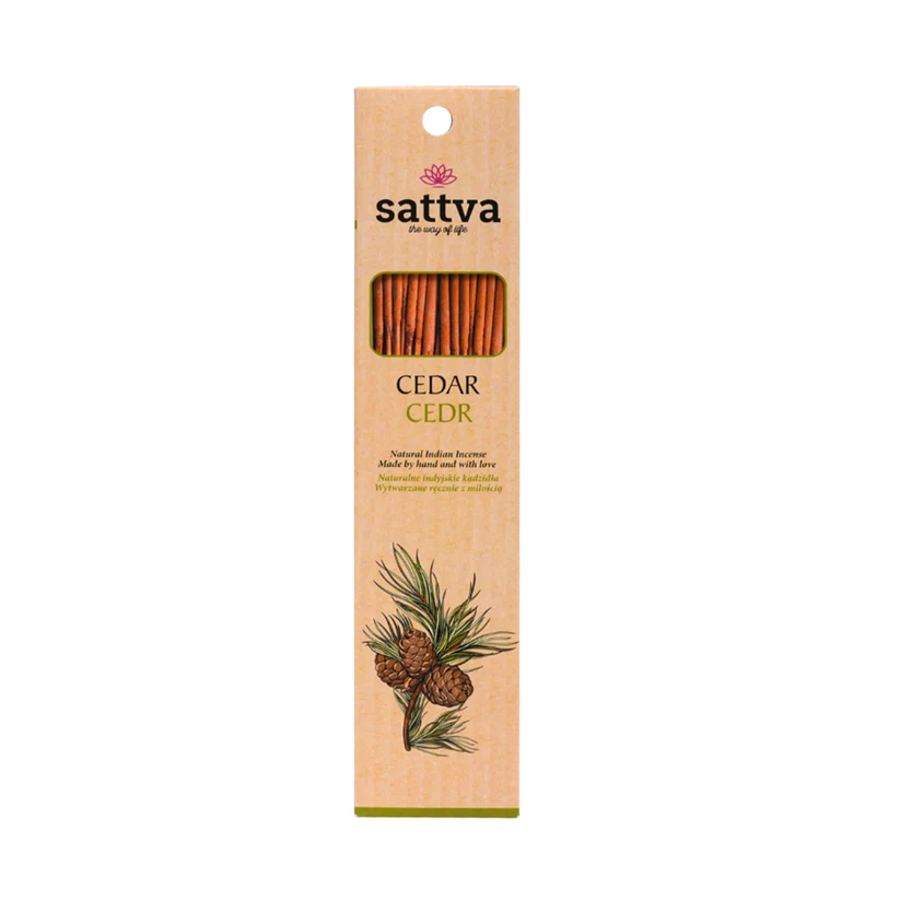 Natural cedarwood incense 15 sticks
