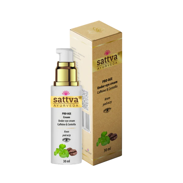 Pro-age eye cream with caffeine and centella