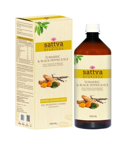 SATTVA JUICE TURMERIC BLACK PEPPER 1L