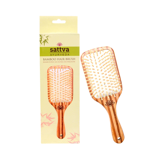 Bamboo hairbrush