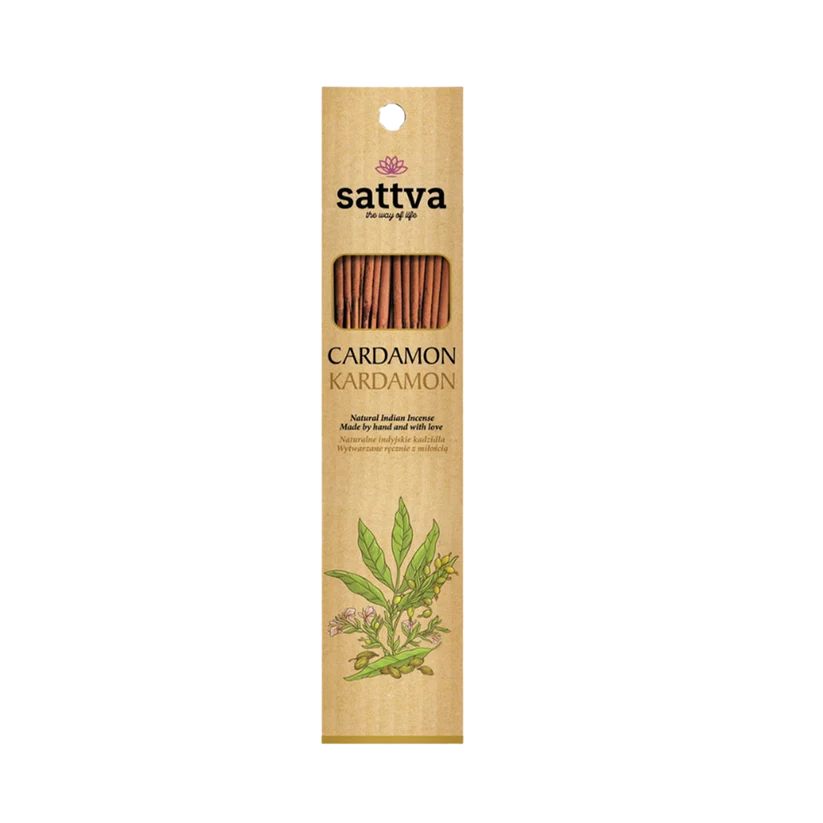 Natural cardamom incense 15 sticks