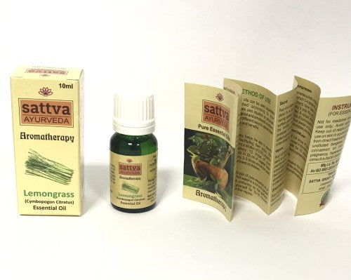 SATTVA ESSENTIAL LEMONGRASS OIL 10ml