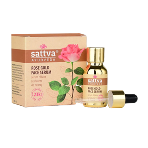 SATTVA FACE SERUM WITH ROSE GOLD OIL 15 ml