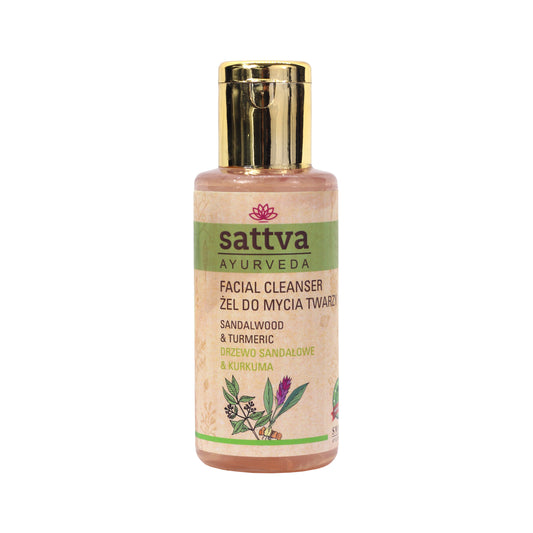 Facial cleanser sandalwood & turmeric 100ml Sattva