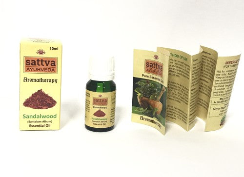 SATTVA ESSENTIAL SANDALWOOD OIL 10ml